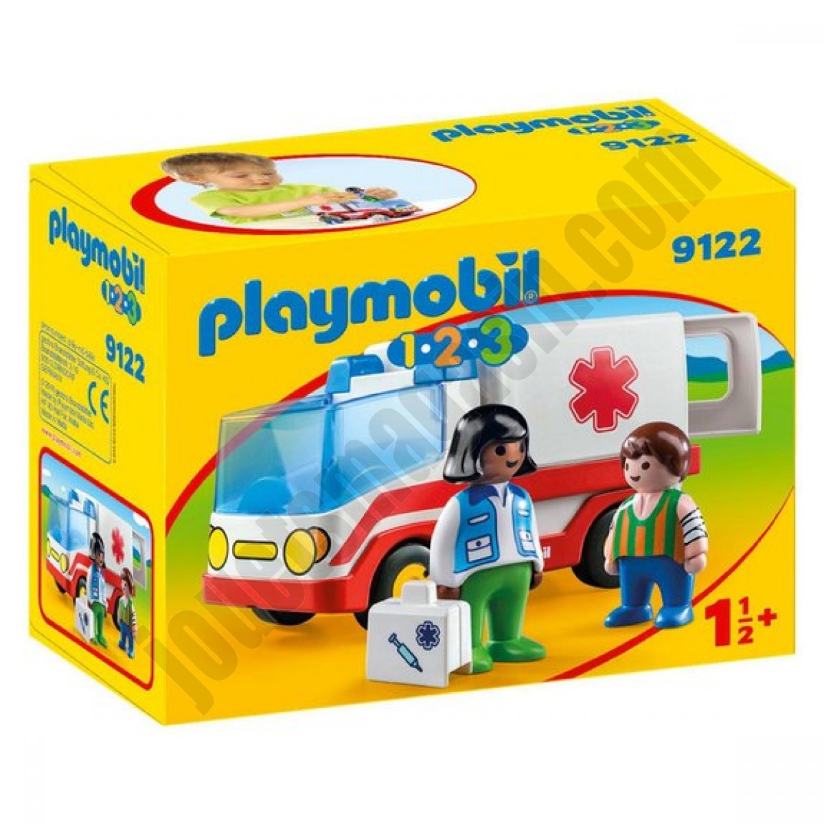 Ambulance Playmobil 1.2.3 En promotion - Ambulance Playmobil 1.2.3 En promotion