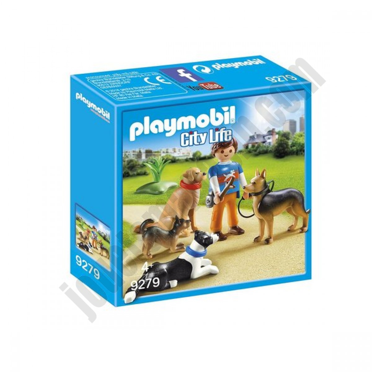 Entraineur et chiens Playmobil City Life 9279 - déstockage - Entraineur et chiens Playmobil City Life 9279 - déstockage