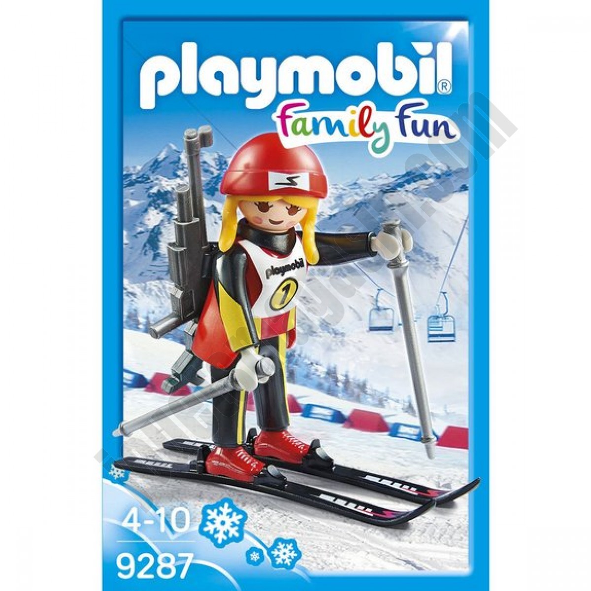 Biathlète Playmobil Family fun 9287 ◆◆◆ Nouveau - Biathlète Playmobil Family fun 9287 ◆◆◆ Nouveau