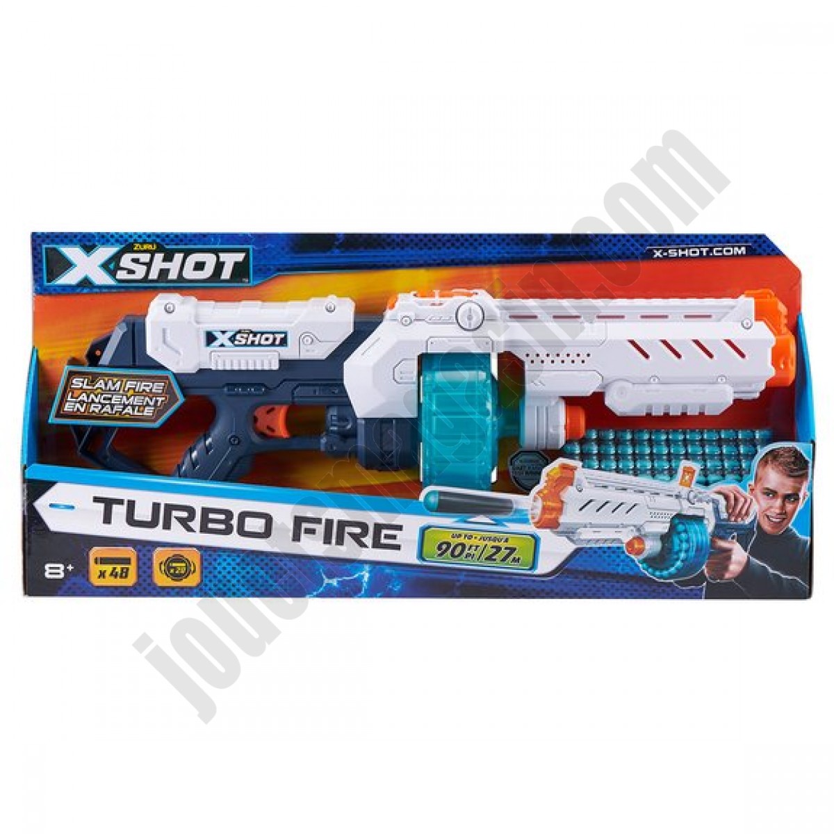 Pistolet X-Shot Turbo Fire - déstockage - Pistolet X-Shot Turbo Fire - déstockage