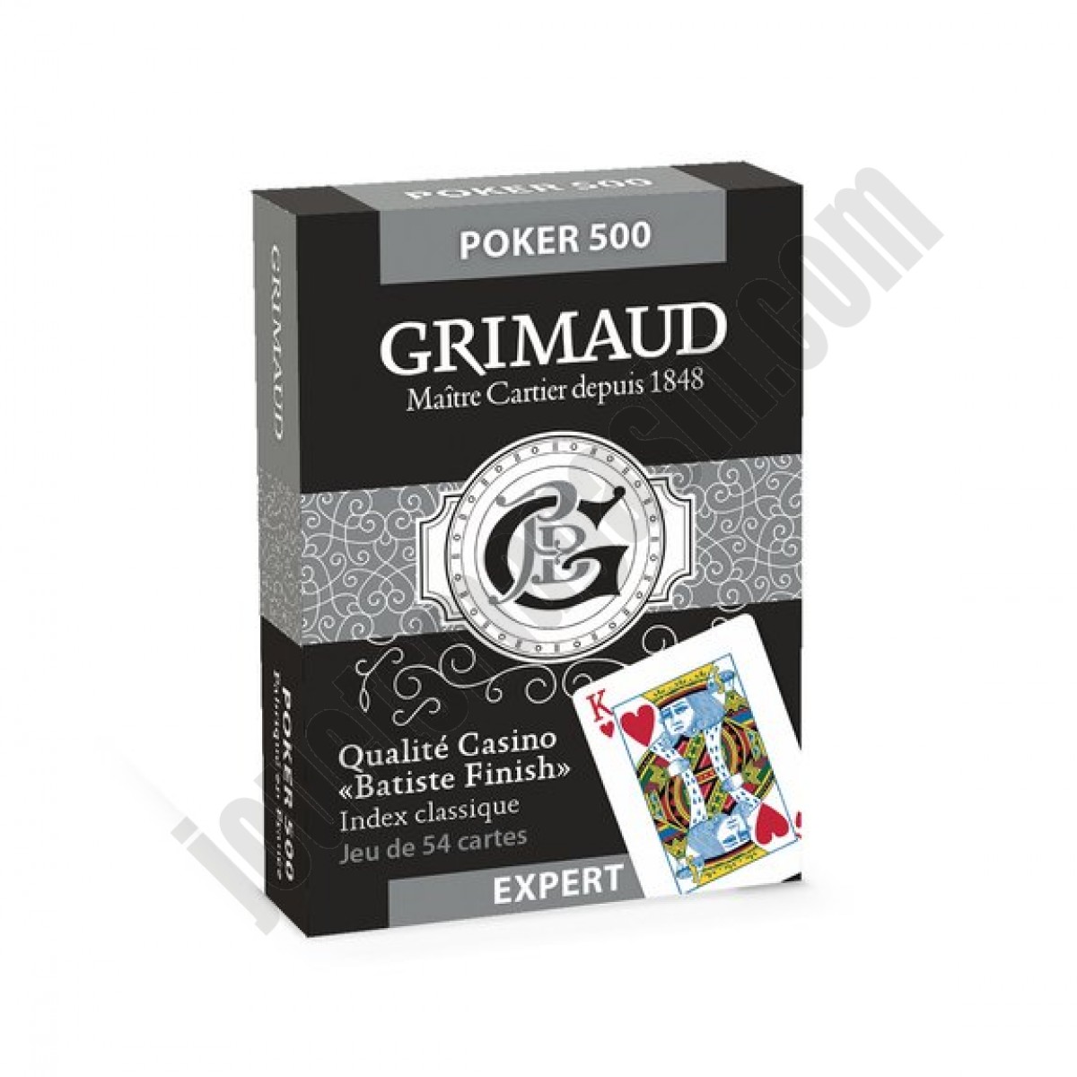 Grimaud Expert Poker 500 Format US Index Classique En promotion - Grimaud Expert Poker 500 Format US Index Classique En promotion