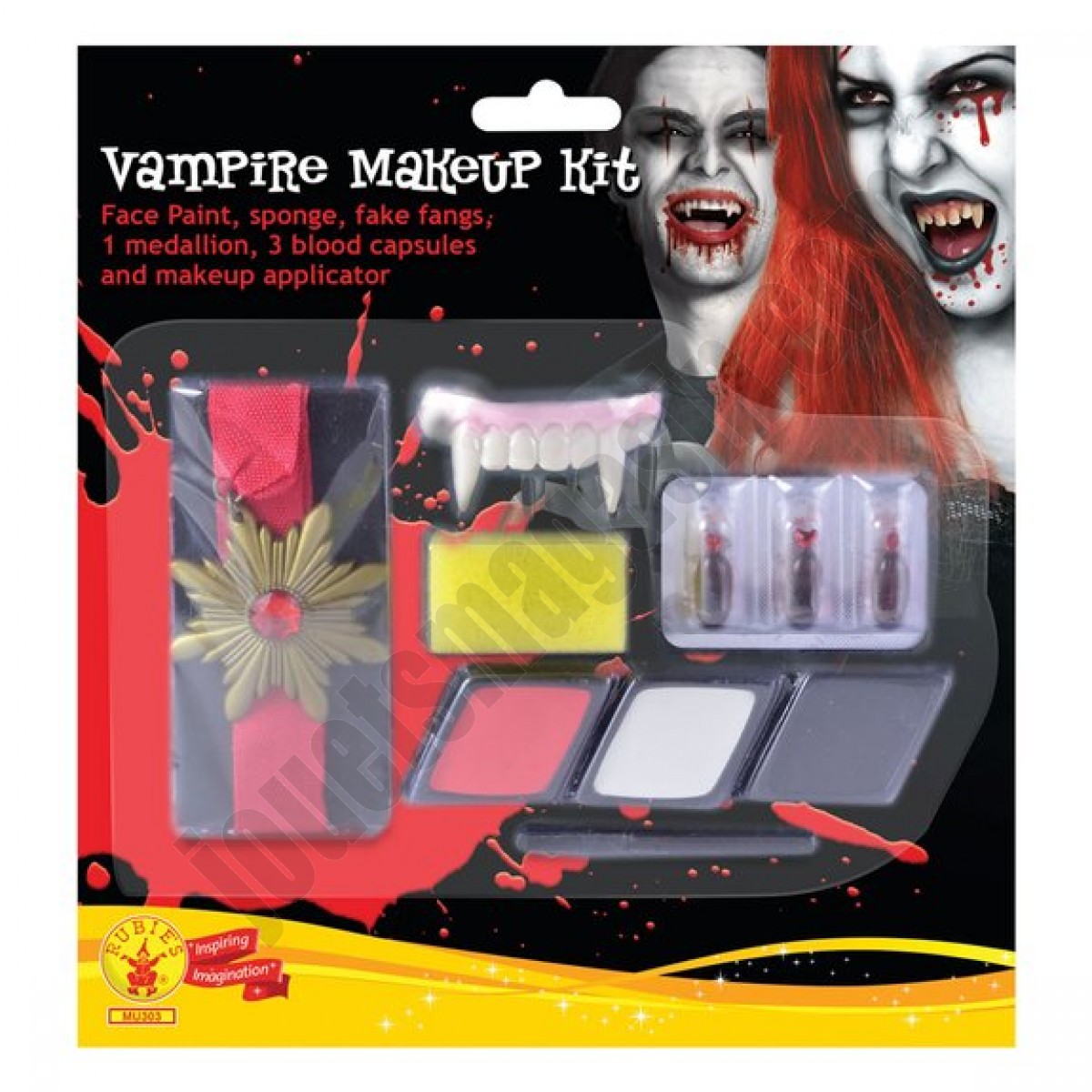 Kit de maquillage vampire - déstockage - Kit de maquillage vampire - déstockage