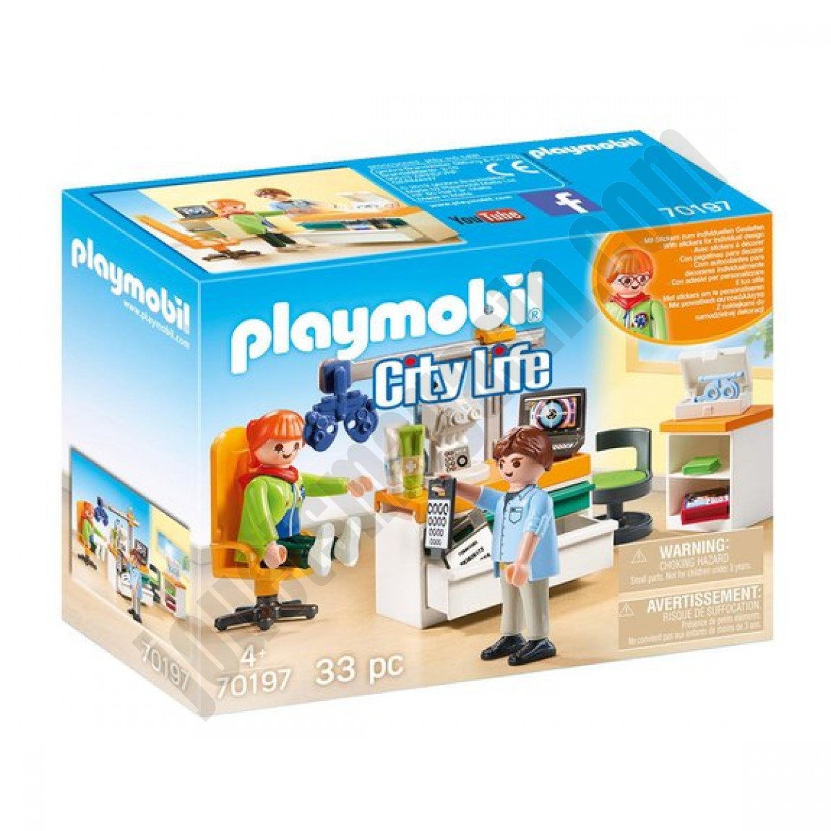 Cabinet d'ophtalmologie Playmobil City Life 70197 ◆◆◆ Nouveau - Cabinet d'ophtalmologie Playmobil City Life 70197 ◆◆◆ Nouveau