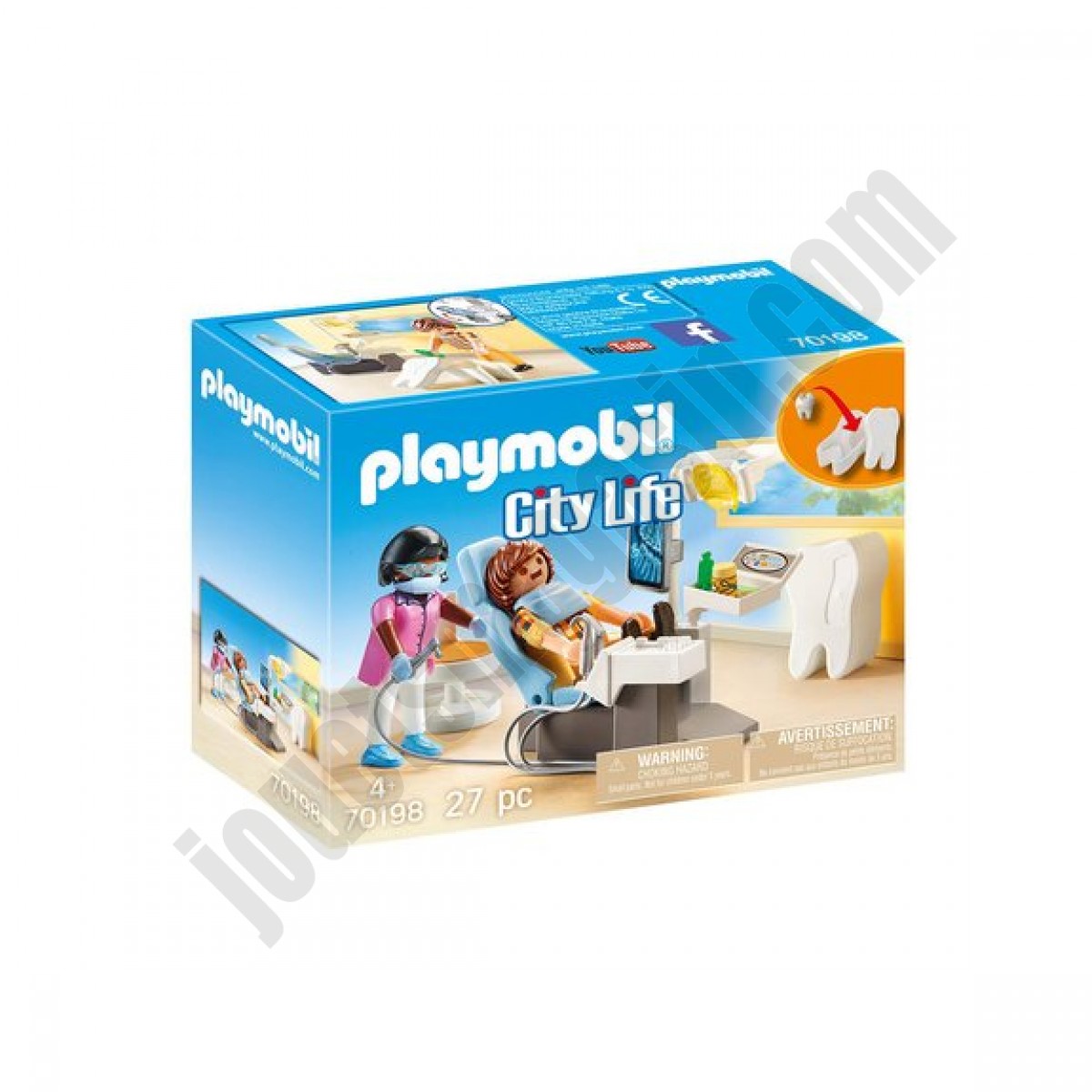 Dentiste Playmobil City Life 70198 - déstockage - Dentiste Playmobil City Life 70198 - déstockage