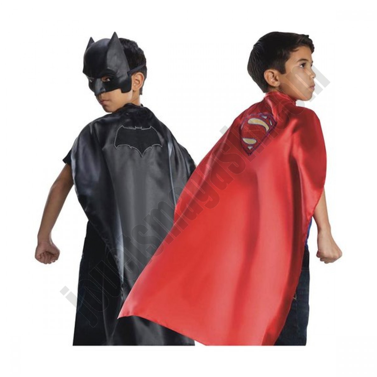 Cape réversible Batman et Superman En promotion - Cape réversible Batman et Superman En promotion