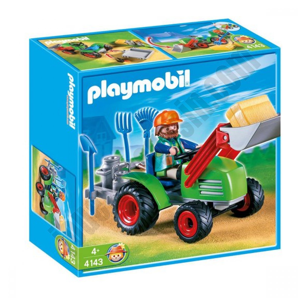Agriculteur avec tracteur Playmobil Country 4143 En promotion - Agriculteur avec tracteur Playmobil Country 4143 En promotion