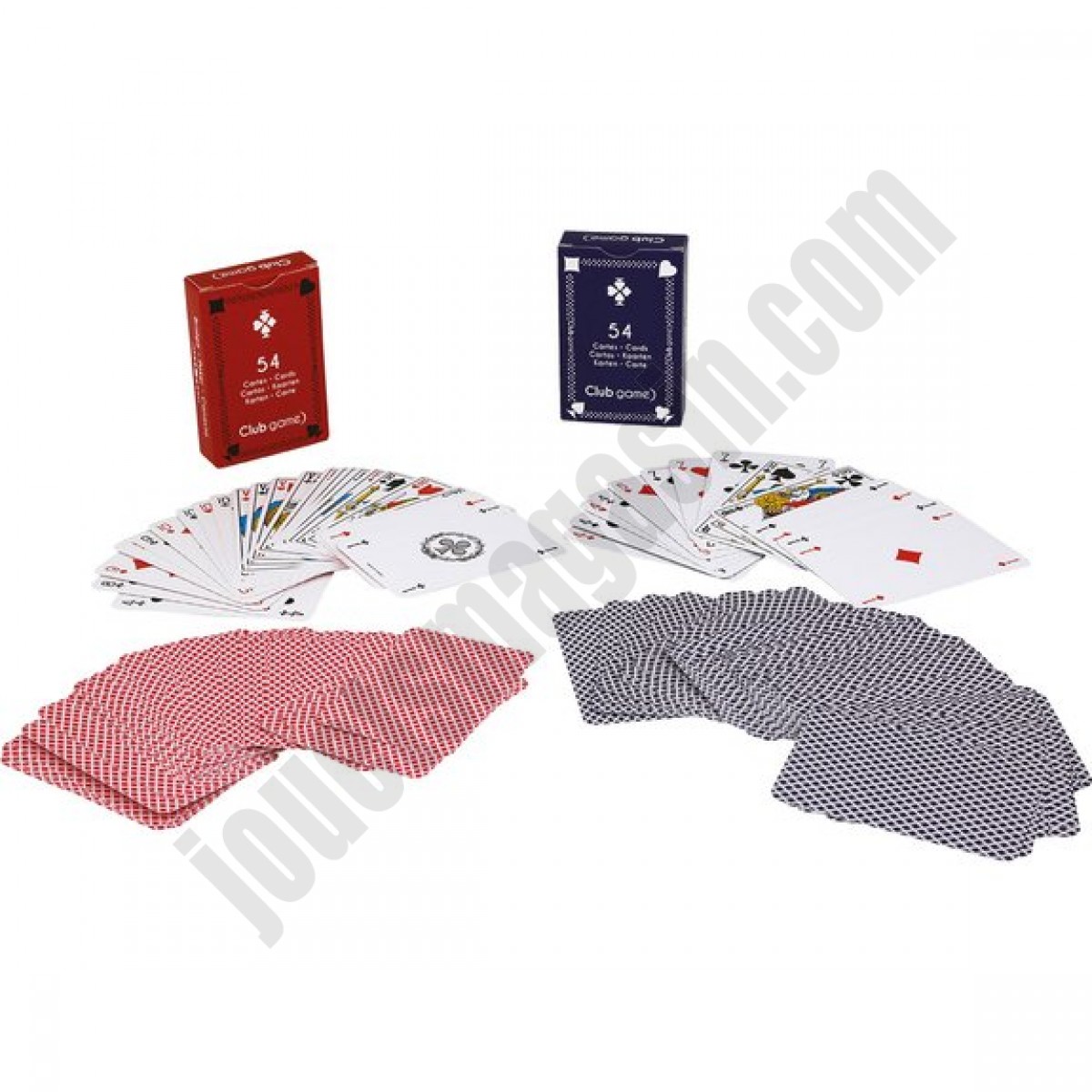Pack de 2 jeux de 54 cartes ◆◆◆ Nouveau - Pack de 2 jeux de 54 cartes ◆◆◆ Nouveau