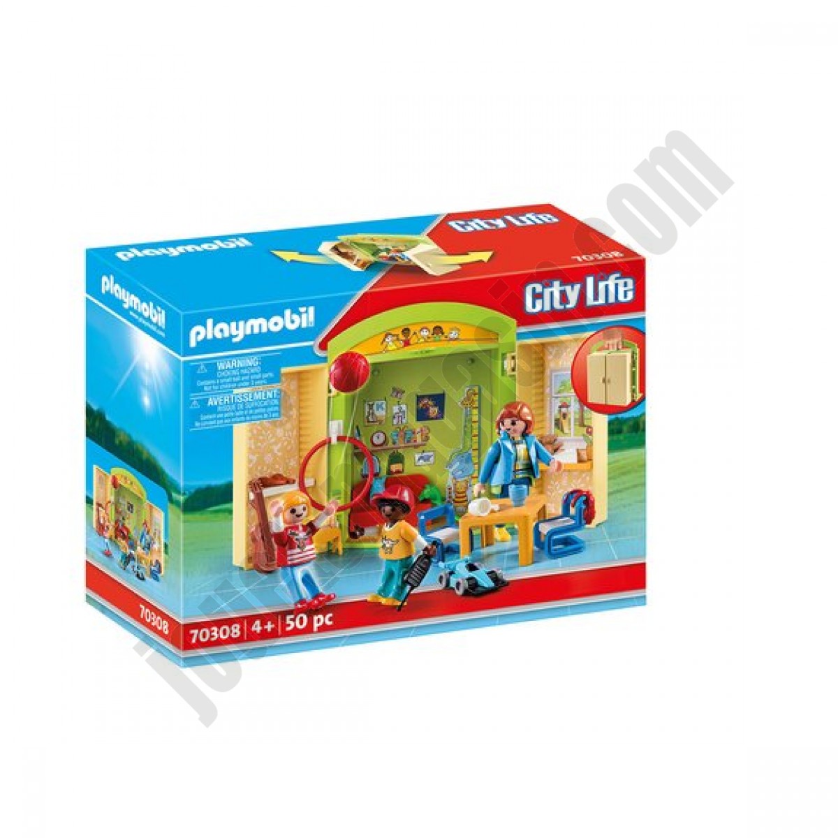 Coffre Garderie Playmobil City Life 70308 ◆◆◆ Nouveau - Coffre Garderie Playmobil City Life 70308 ◆◆◆ Nouveau