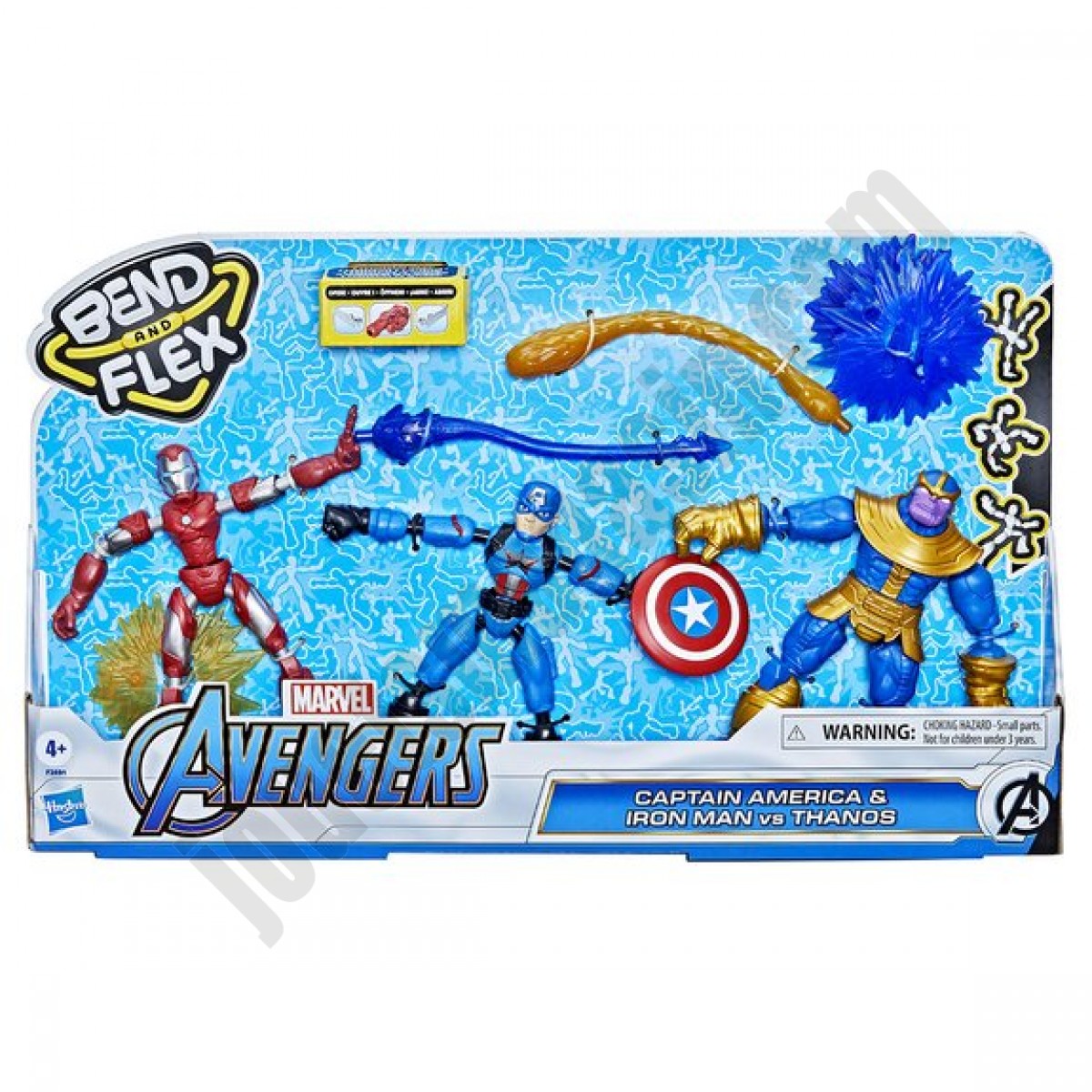3 figurines Marvel Avengers Bend and Flex En promotion - 3 figurines Marvel Avengers Bend and Flex En promotion