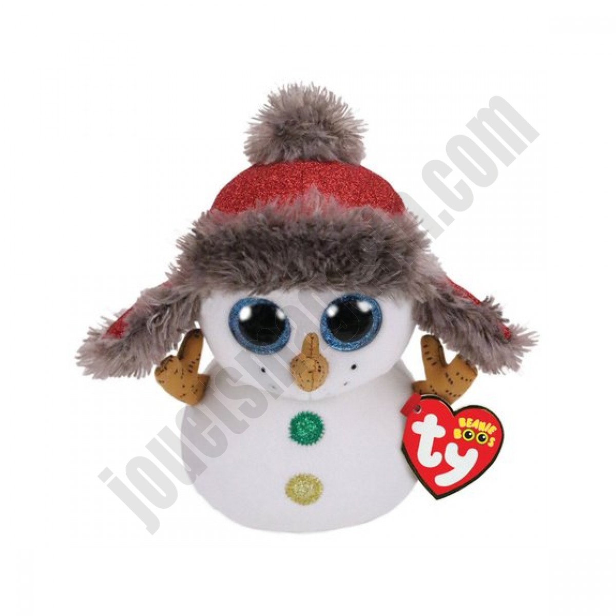 Beanie Boo's - Buttons le bonhomme de neige 23 cm En promotion - Beanie Boo's - Buttons le bonhomme de neige 23 cm En promotion