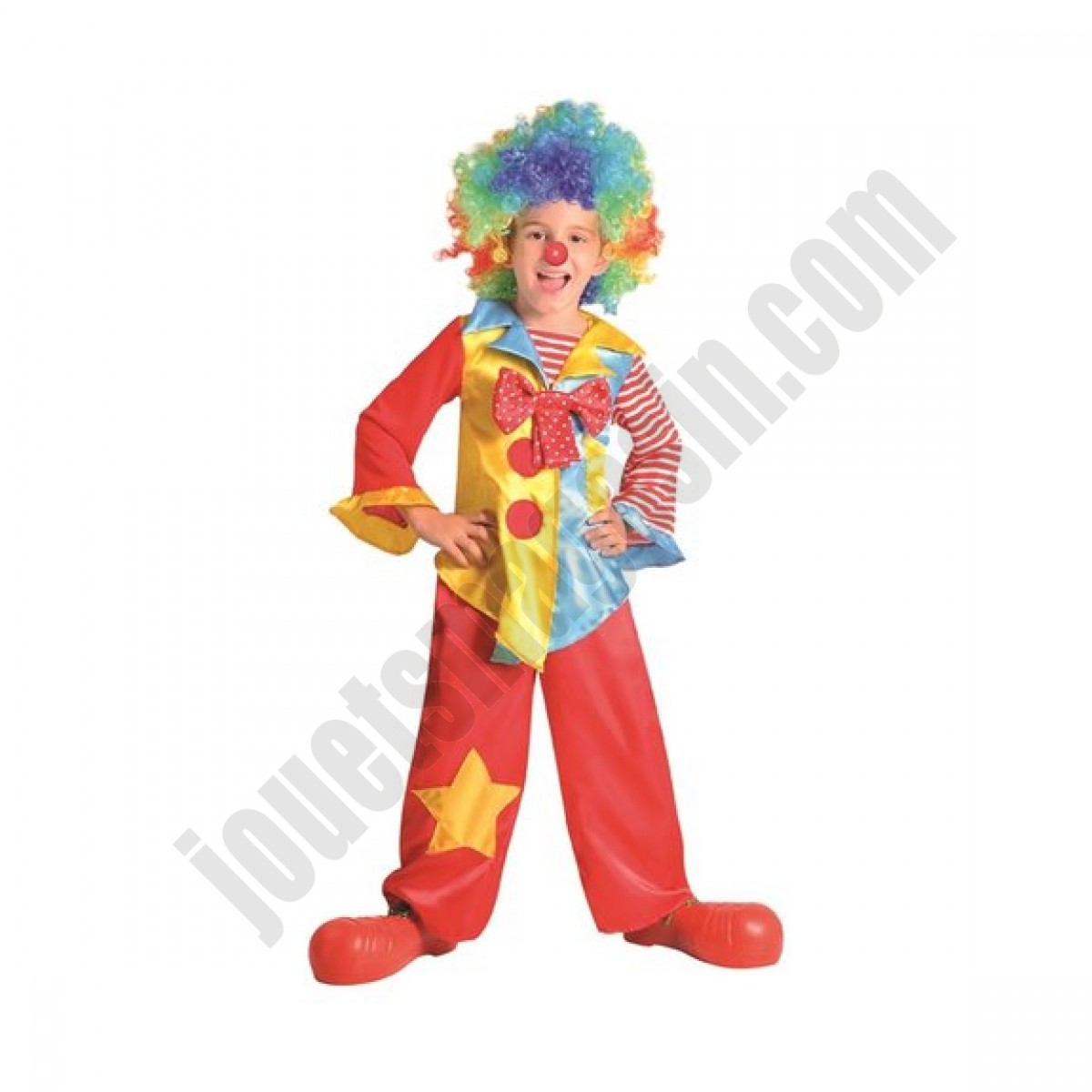 Déguisement Clown : 8/10 ans - déstockage - Déguisement Clown : 8/10 ans - déstockage