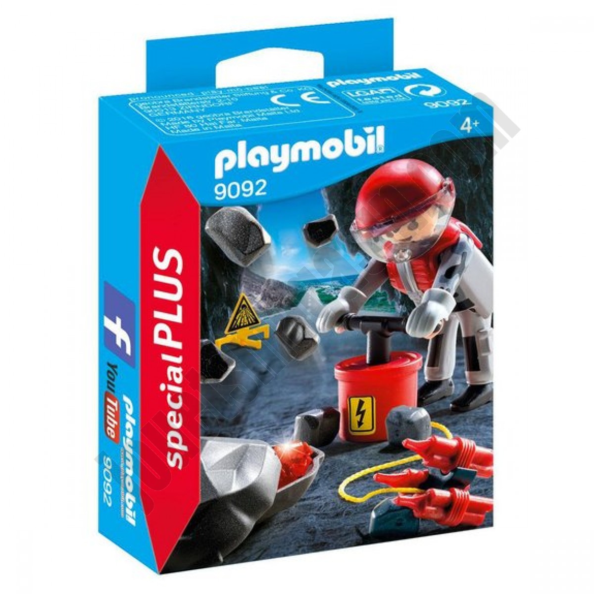 Démineur Playmobil Spécial PLUS 9092 - déstockage - Démineur Playmobil Spécial PLUS 9092 - déstockage
