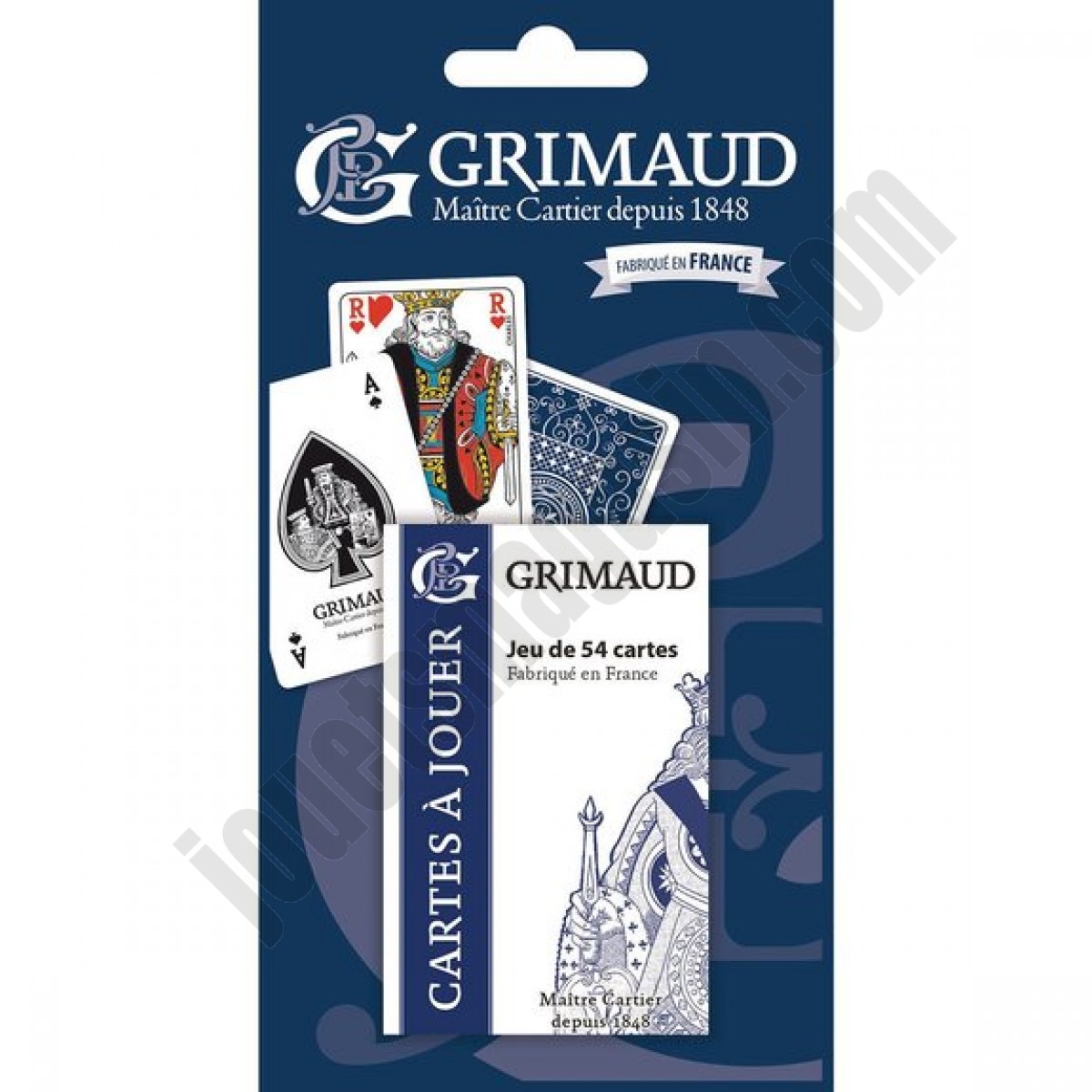 Jeu de 54 cartes Grimaud origine En promotion - Jeu de 54 cartes Grimaud origine En promotion