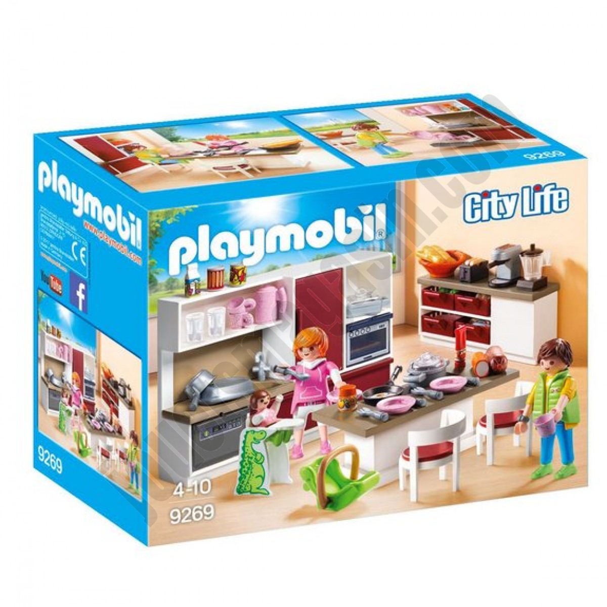 Cuisine aménagée Playmobil City Life - déstockage - Cuisine aménagée Playmobil City Life - déstockage