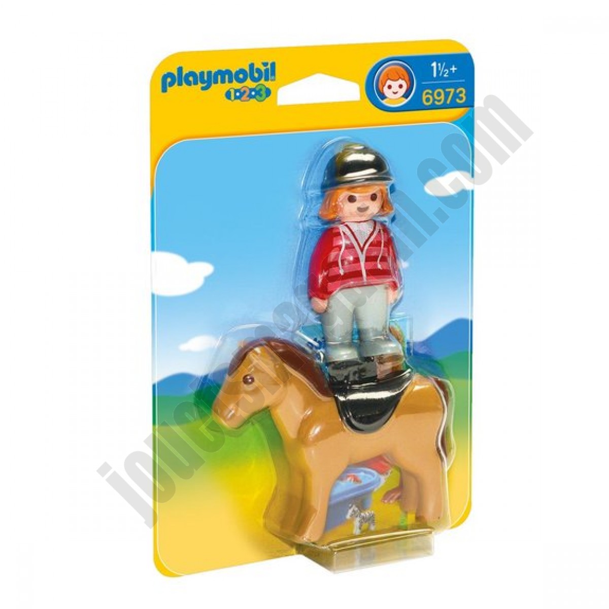 Cavalière avec cheval Playmobil 1.2.3 : 6973 ◆◆◆ Nouveau - Cavalière avec cheval Playmobil 1.2.3 : 6973 ◆◆◆ Nouveau