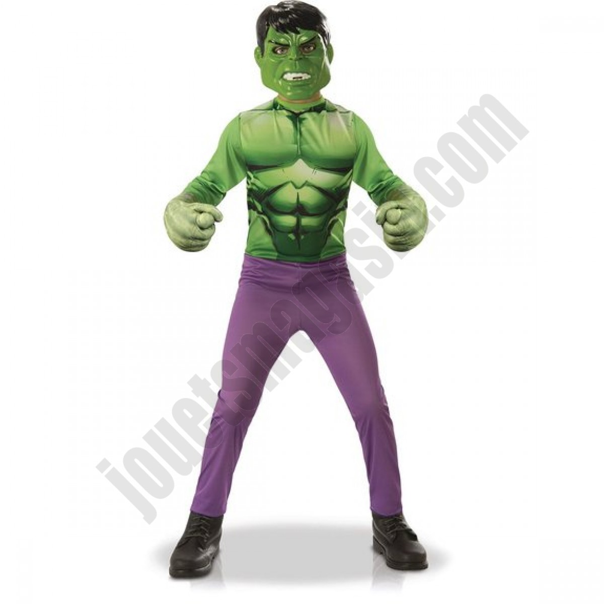 Déguisement Hulk et gants taille L - déstockage - Déguisement Hulk et gants taille L - déstockage