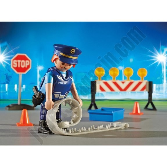 Barrage de police Playmobil City Action 6924 ◆◆◆ Nouveau - -3