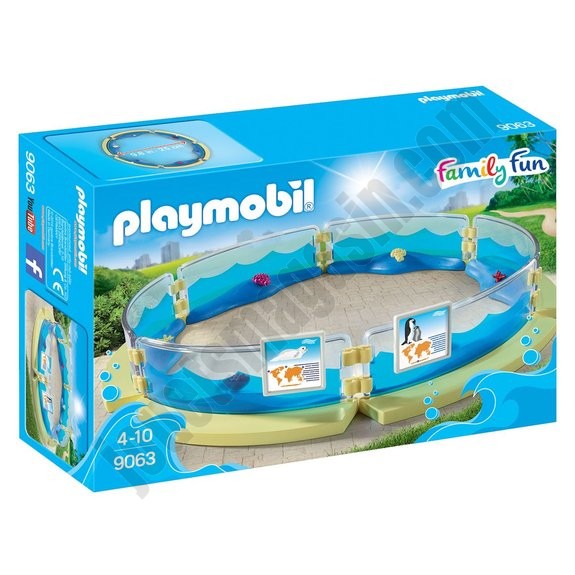 Enclos pour les animaux marins Playmobil Family Fun 9063 - déstockage - -0