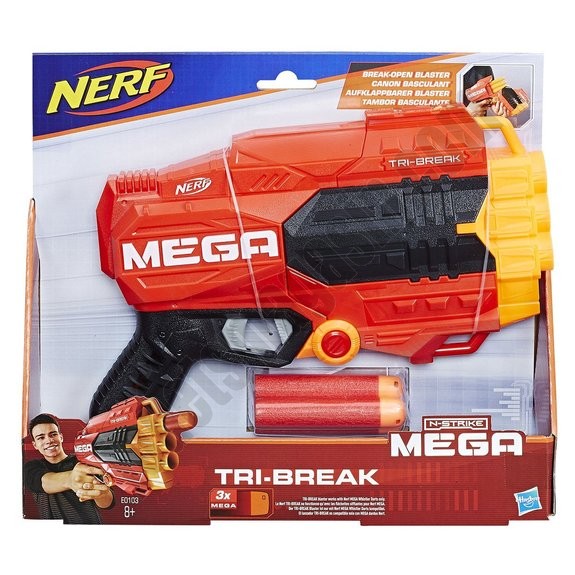 Nerf Mega tri break - déstockage - -1