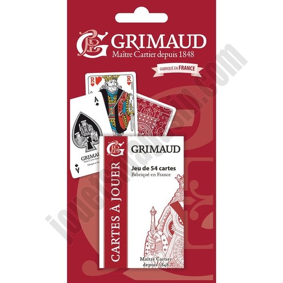 Jeu de 54 cartes Grimaud origine En promotion - -1