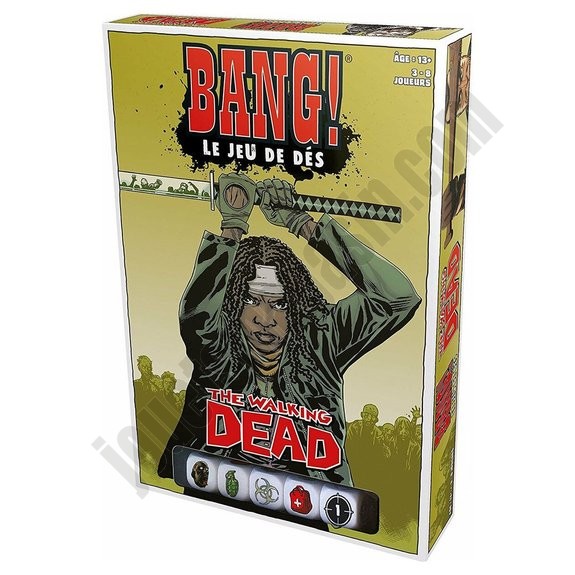 Bang ! Le jeu de dés The Walking Dead En promotion - -2