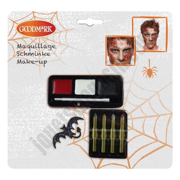 Maquillage et tatouages d'Halloween - déstockage - -0