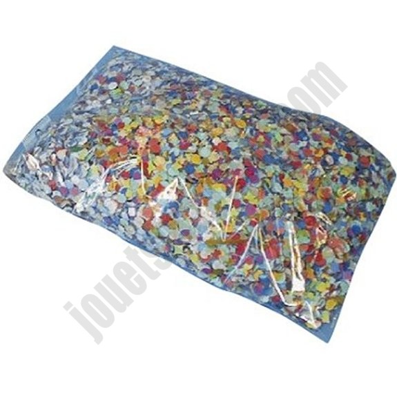 Sachet de 450g de Confettis multicolores - déstockage - -0