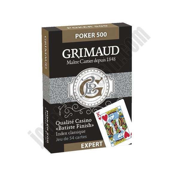 Grimaud Expert Poker 500 Format US Index Classique En promotion - -1