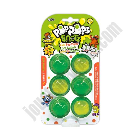 Coffret 6 Poppops snotz ◆◆◆ Nouveau - -0