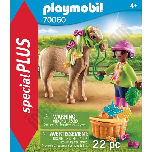 Cavalière avec poney Playmobil Special Plus 70060 ◆◆◆ Nouveau - -2