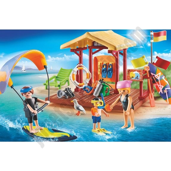 Espace de sports nautiques Playmobil Family Fun 70090 - déstockage - -1