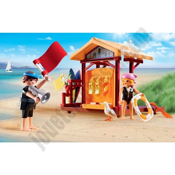 Espace de sports nautiques Playmobil Family Fun 70090 - déstockage - -3