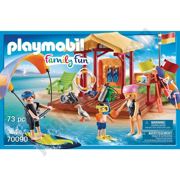 Espace de sports nautiques Playmobil Family Fun 70090 - déstockage - -4