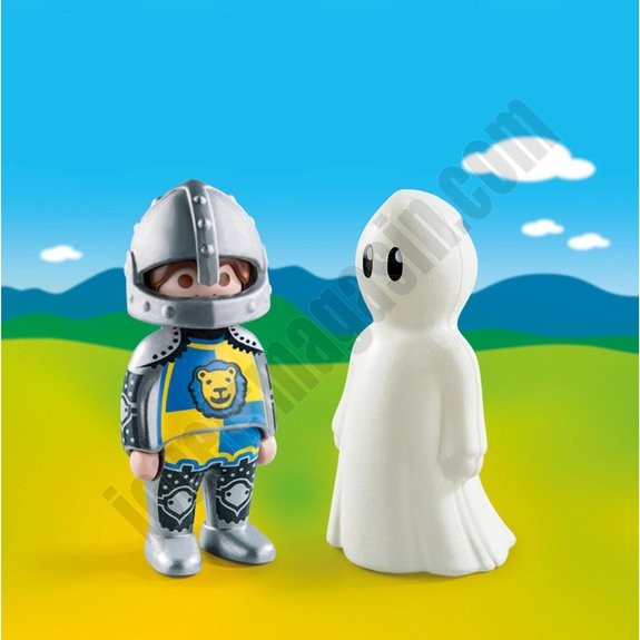 Chevalier et fantôme Playmobil 1.2.3 70128 ◆◆◆ Nouveau - -1