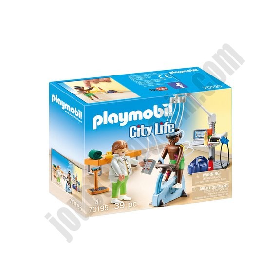 Cabinet de kinésithérapeute Playmobil City Life 70195 ◆◆◆ Nouveau - -0