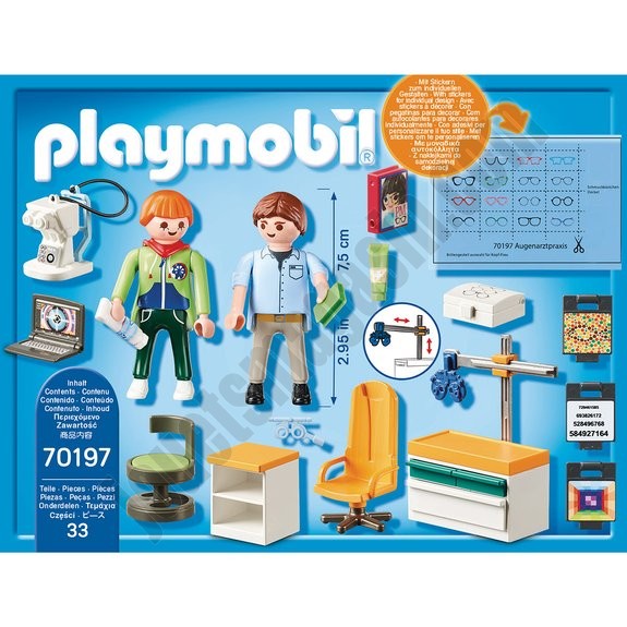 Cabinet d'ophtalmologie Playmobil City Life 70197 ◆◆◆ Nouveau - -2