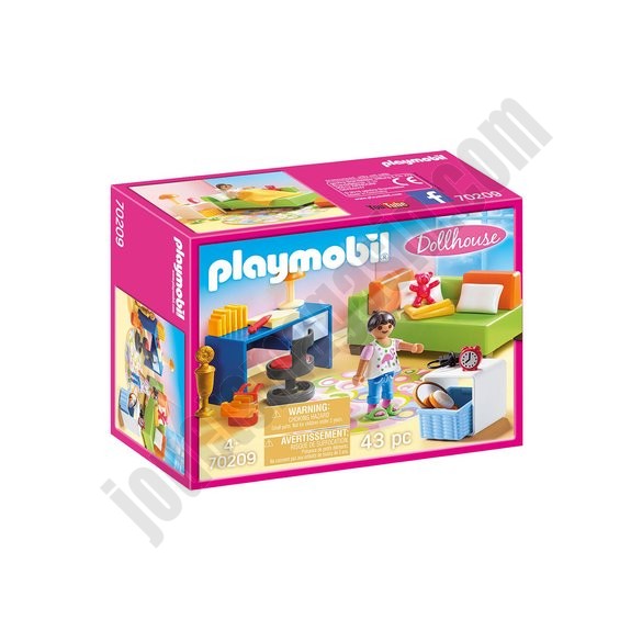 Chambre d'enfant avec canapé-lit Playmobil Dollhouse 70209 ◆◆◆ Nouveau - -0
