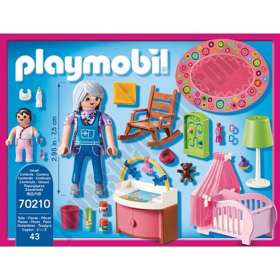 Chambre de bébé Playmobil Dollhouse 70210 ◆◆◆ Nouveau - -2