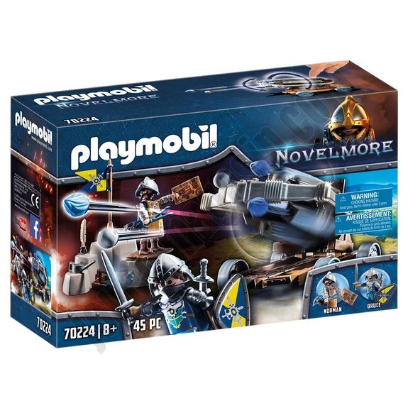 Chevaliers Novelmore et baliste Playmobil Novelmore 70224 ◆◆◆ Nouveau - -0