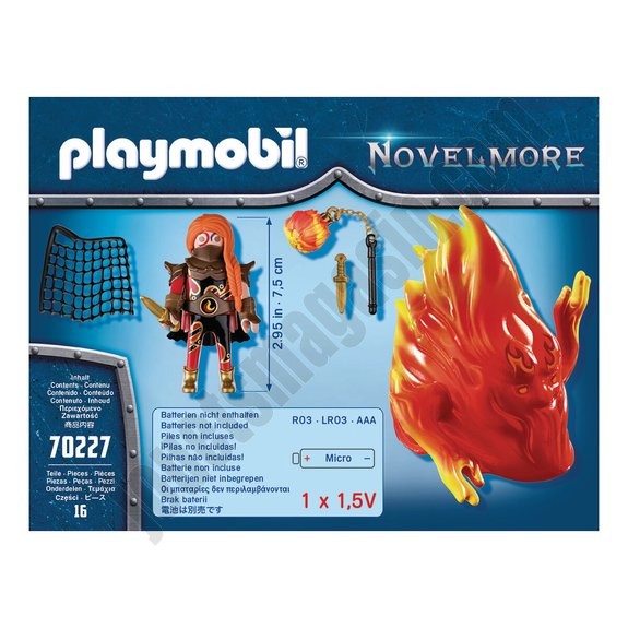 Burnham Raider et fantôme du Feu Playmobil Novelmore 70227 ◆◆◆ Nouveau - -2