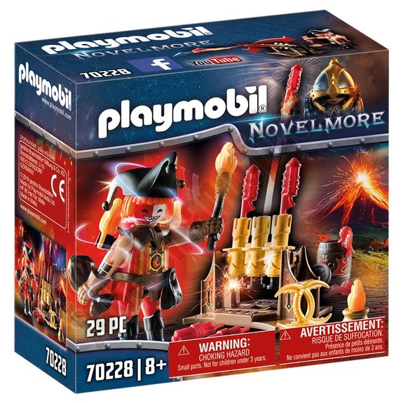 Burnham Raider Maître du Feu Playmobil Novelmore 70228 ◆◆◆ Nouveau - -0
