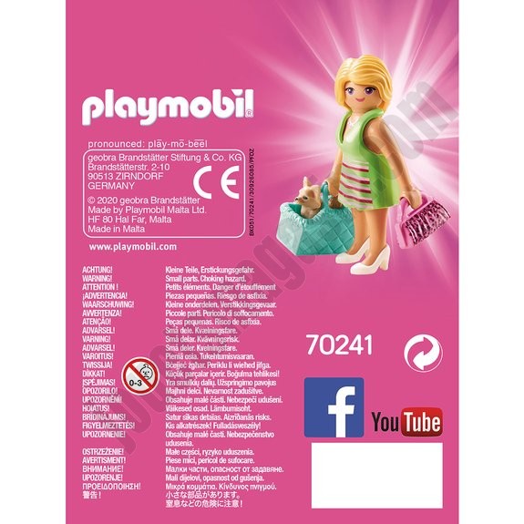 Femme avec chihuahua Playmobil Playmo-Friends 70241 - déstockage - -2