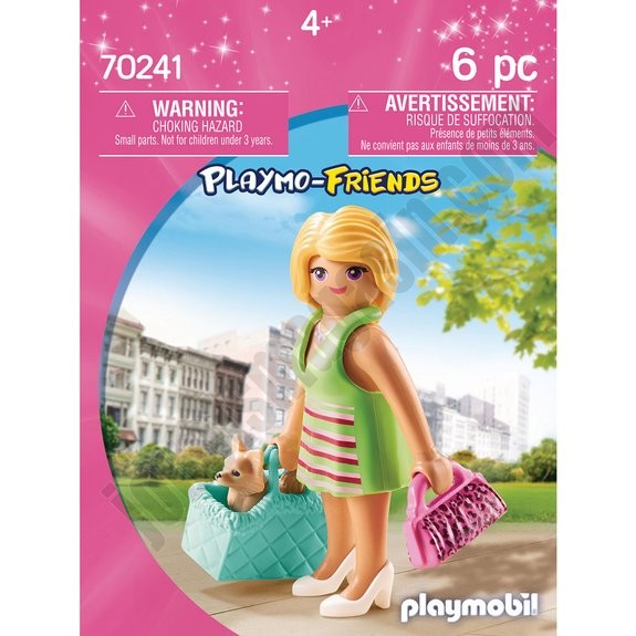 Femme avec chihuahua Playmobil Playmo-Friends 70241 - déstockage - -3