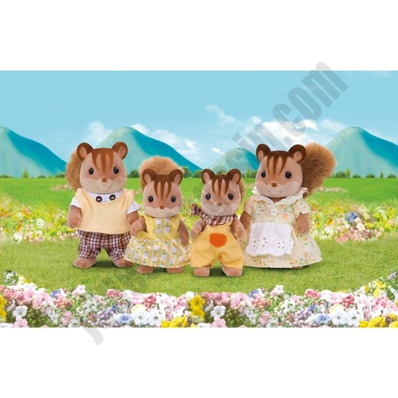 Famille écureuil roux - Sylvanian Families 3136 - déstockage - -2