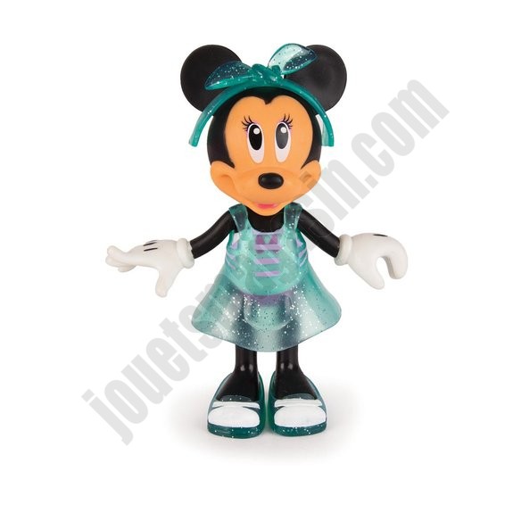 Figurine 15 cm Minnie fashionista shopping - Disney - déstockage - -6
