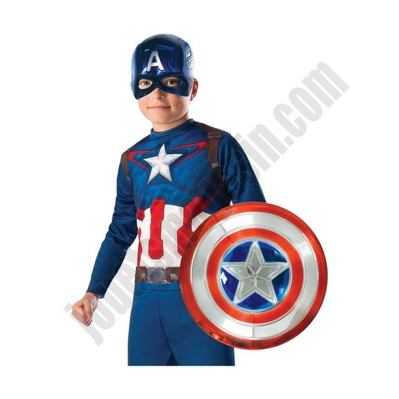 Bouclier métallisé Captain America ◆◆◆ Nouveau - -0