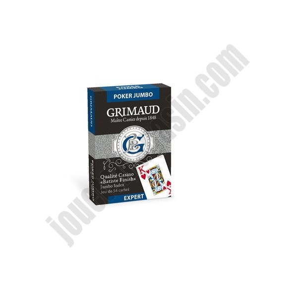 Jeux de 54 cartes Poker - Grimaud Expert Jumbo Format US ◆◆◆ Nouveau - -1