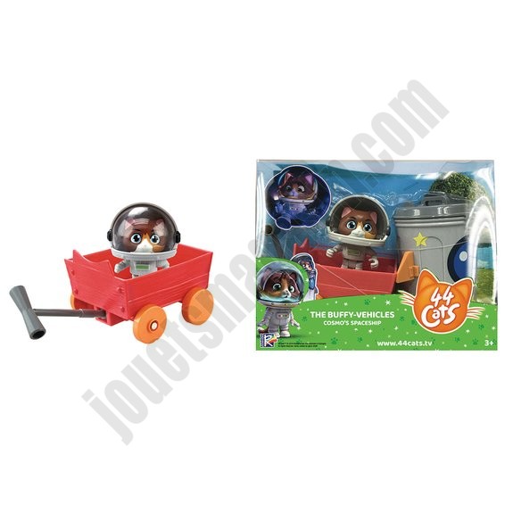 44 Chats - Figurine Cosmo et son chariot En promotion - -1