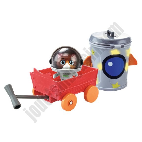 44 Chats - Figurine Cosmo et son chariot En promotion - -0