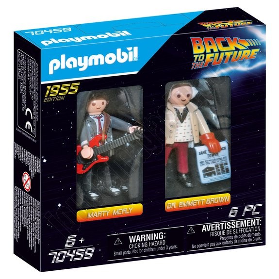 Back to the Future Marty et Dr.Brown Playmobil 70459 En promotion - -0